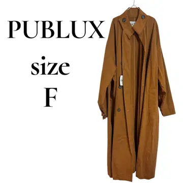 PUBLUX 브라운 트렌치코트 사이즈 F