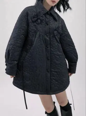 ARCANA ARCHIVE 플라워 다운 자켓 아우터 코트