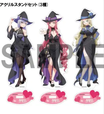 마녀 캐릭터 아크릴 스탠드 세트