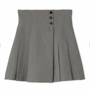 SNIDEL 사이드 플리츠 스카숏 팬츠 그레이 1