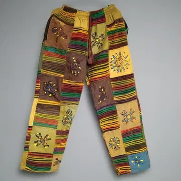 에스닉 패치워크 팬츠