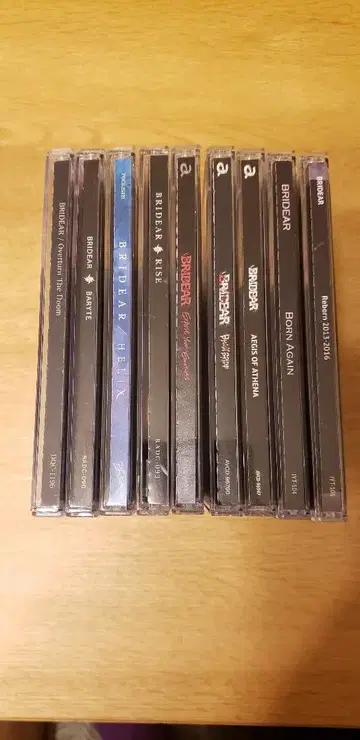 BRIDEAR CD 9장 세트 멤버 사인 포함 엽서 포함