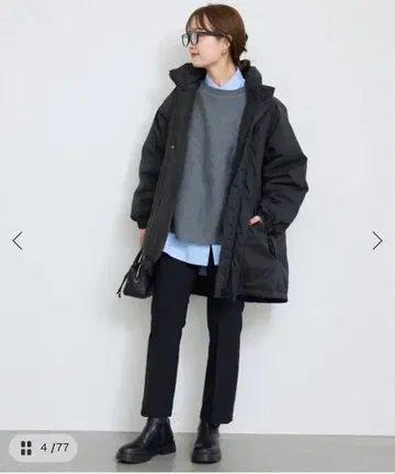 워셔블 충전솜 몬스터 후드티 블루종