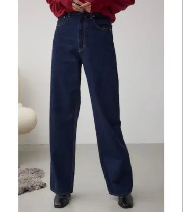 AZUL DENIM 하이웨스트 와이드 데님 / One Wash
