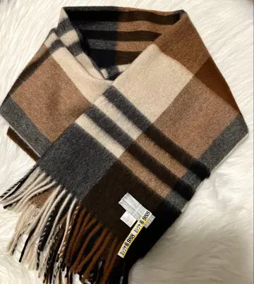[ Joshua Ellis ] 체크 무늬 울 머플러