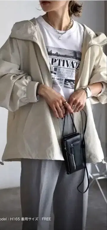 후드 부착 경량 마운틴 후드티 프리 사이즈