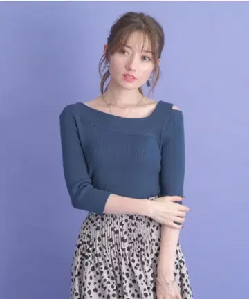 [ 새상품급 ] 아푸와이저 리셰*세탁 가능한 아지메 데콜테 리브 니트