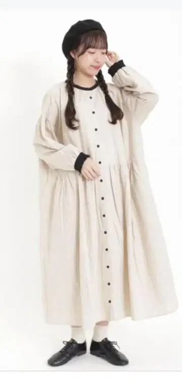 SM2 배색 파이핑 전후 2WAY 원피스 08맵 스튜디오 클립