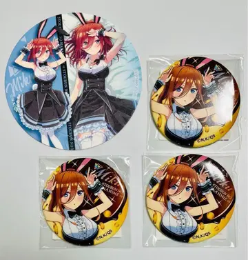 나카노 미쿠 캔뱃지 코스터 Anisugar 푸딩