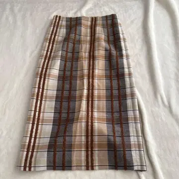 투모로우랜드 컬렉션 체크 롱 스커트