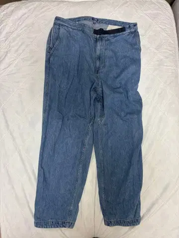 데님 와이드 테이퍼드 필드 팬츠