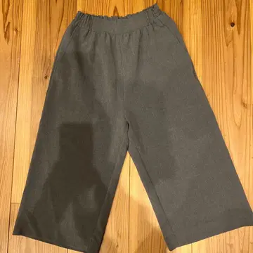 TRAVAIL MANUEL 그레이 와이드 팬츠