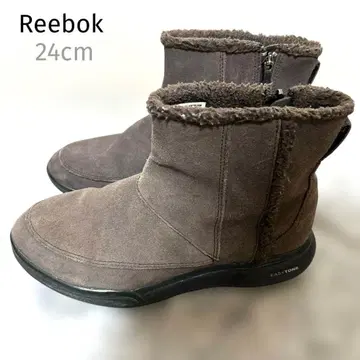 리복 이지톤 부츠 보아 숏부츠 스웨이드 24 운동 브라운