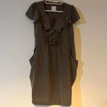 티아라 차콜 그레이 원피스 결혼식 MELROSE TIARA