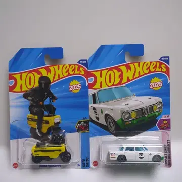 Hot Wheels 일본 미발매 모토콤포 알파로메오 2대 세트