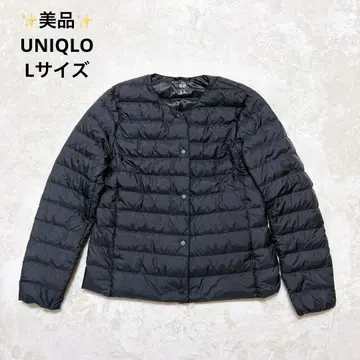 유니클로 울트라 라이트 다운 컴팩트 자켓 L 노카라 수납 봉투 포함