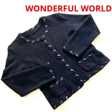 [ 새상품급 ] WONDERFUL WORLD 자켓풍 가디건
