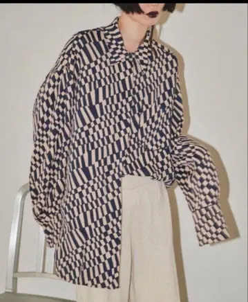 TODAYFUL 지오메트릭 오버 셔츠