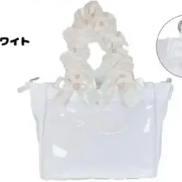 zakkamart A4 2WAY 펄 핸들 프릴 토트백 8주년 ver