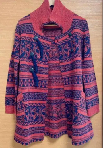 가격 인하 중 Rose but 차이나풍 니트 가디건