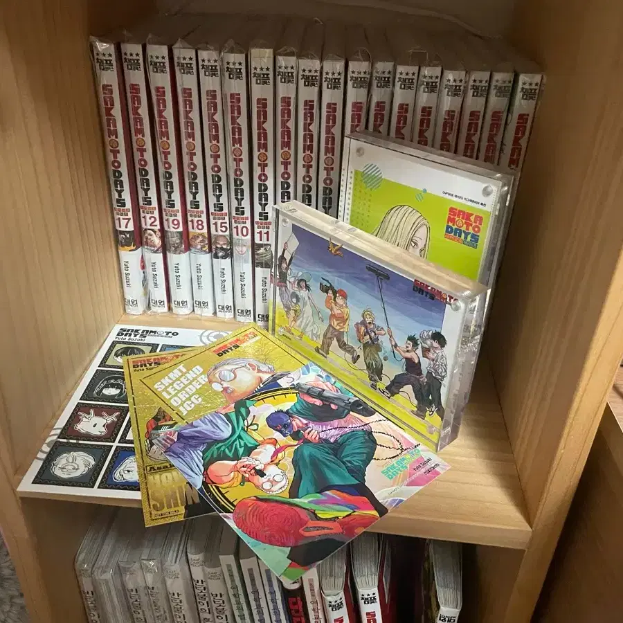 Sakamoto Days Volumes 1-21 and pre-order benefits on Bunjang