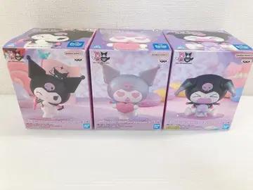 산리오 캐릭터즈 쿠로미 피규어 컬렉션 3종 세트
