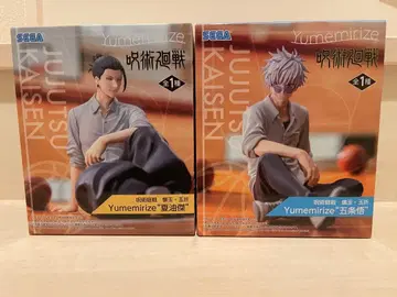 SEGA 유메미리즈 주술회전 피규어 2체 세트 고죠 사토루 게토 스구루