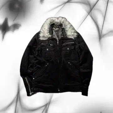 00s archive edge rupert y2k fur blouson