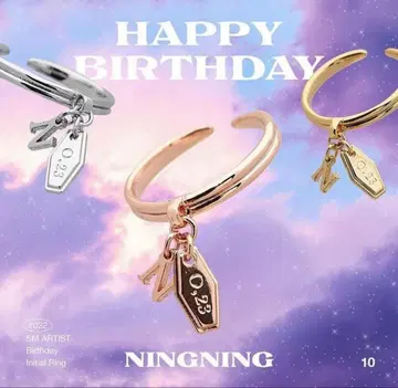 aespa 닝닝 생일 반지 실버