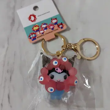 쿠로미 산리오 미야쿠미야쿠 클리어 컬러 마스코트 키링