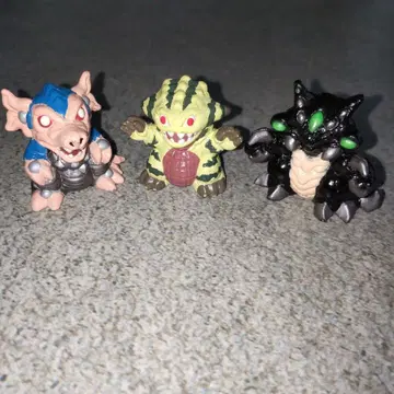 고질라 피규어 세트 3체