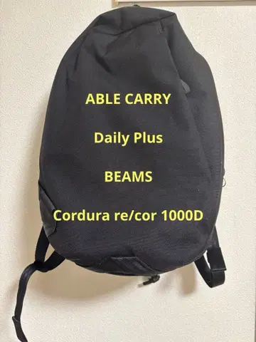 [ 기간 한정 가격 인하 ] ABLE CARRY Daily Plus 백팩
