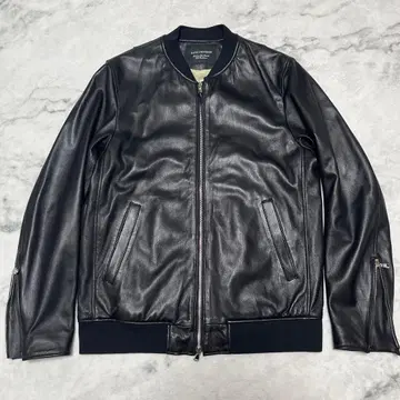 NANO UNIVERSE 싱글 라이더 자켓 블랙 L 사이즈