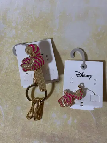 체셔캣 Disney 가방 속 클립 키 클립 참