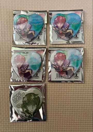 코드기어스 하트 캔뱃지 스자쿠