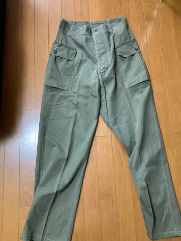 미군 실물 M-43 HBT 유틸리티 팬츠 빈티지