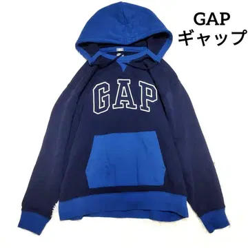 [ 레어 ] GAP 갭 자수 패치 속기모 맨투맨 후가공 후드티 XL