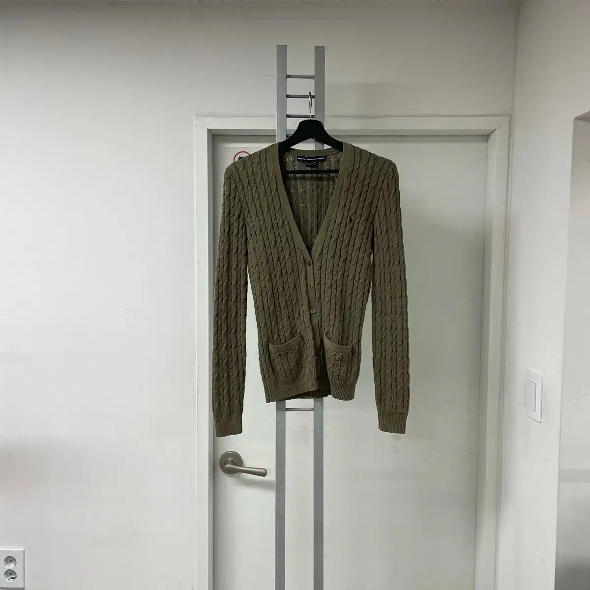 Polo Ralph Lauren Cable Cardigan Khaki M(W)
