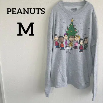 한정판 PEANUTS 크리스마스 디자인 여성용 맨투맨 [ M ]