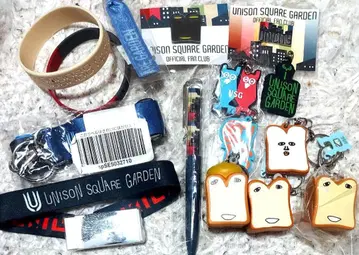 미사용 UNISON SQUARE GARDEN 식빵 군 키링 등 굿즈