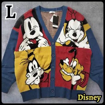 [ 새상품 ] 디즈니 가디건 미키 미니 플루토 구피 L