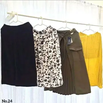 여성용 스커트 묶음 판매 미사용 새상품 롱 스커트 롱 기장 GU