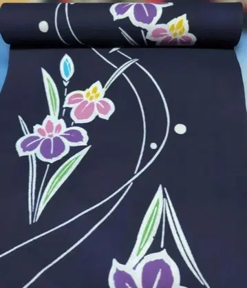 유카타 옷감 * 아야메 * 리메이크 * 핸드메이드