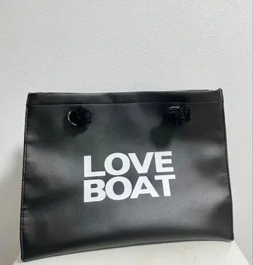 LOVE BOAT 토트백 블랙