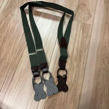 체코군/밀리터리 서스펜더/그린