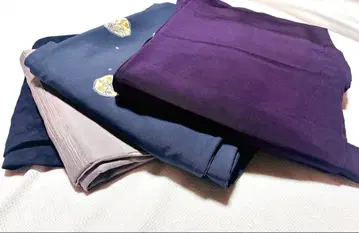 기모노 묶음 판매 보라색 계열 4점 리메이크 소재