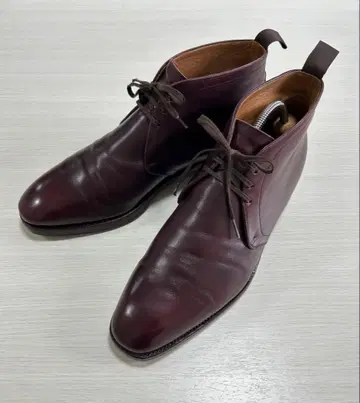 카르미나 다크 버건디 처카 부츠