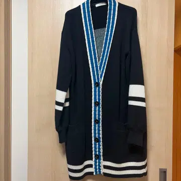 Dorothee Schumacher 네이비 롱 가디건