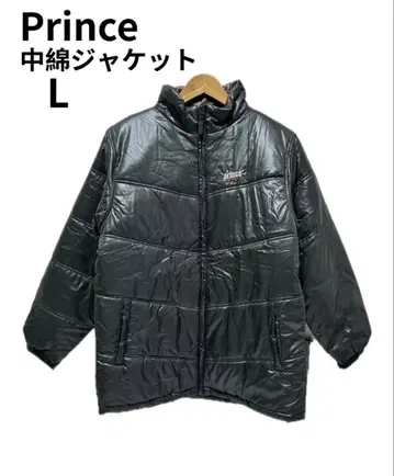 [ 새상품급 ] 프린스 테니스웨어 패딩 자켓 L 사이즈 블랙