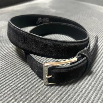 Brilla 천연 가죽 스웨이드 벨트 32